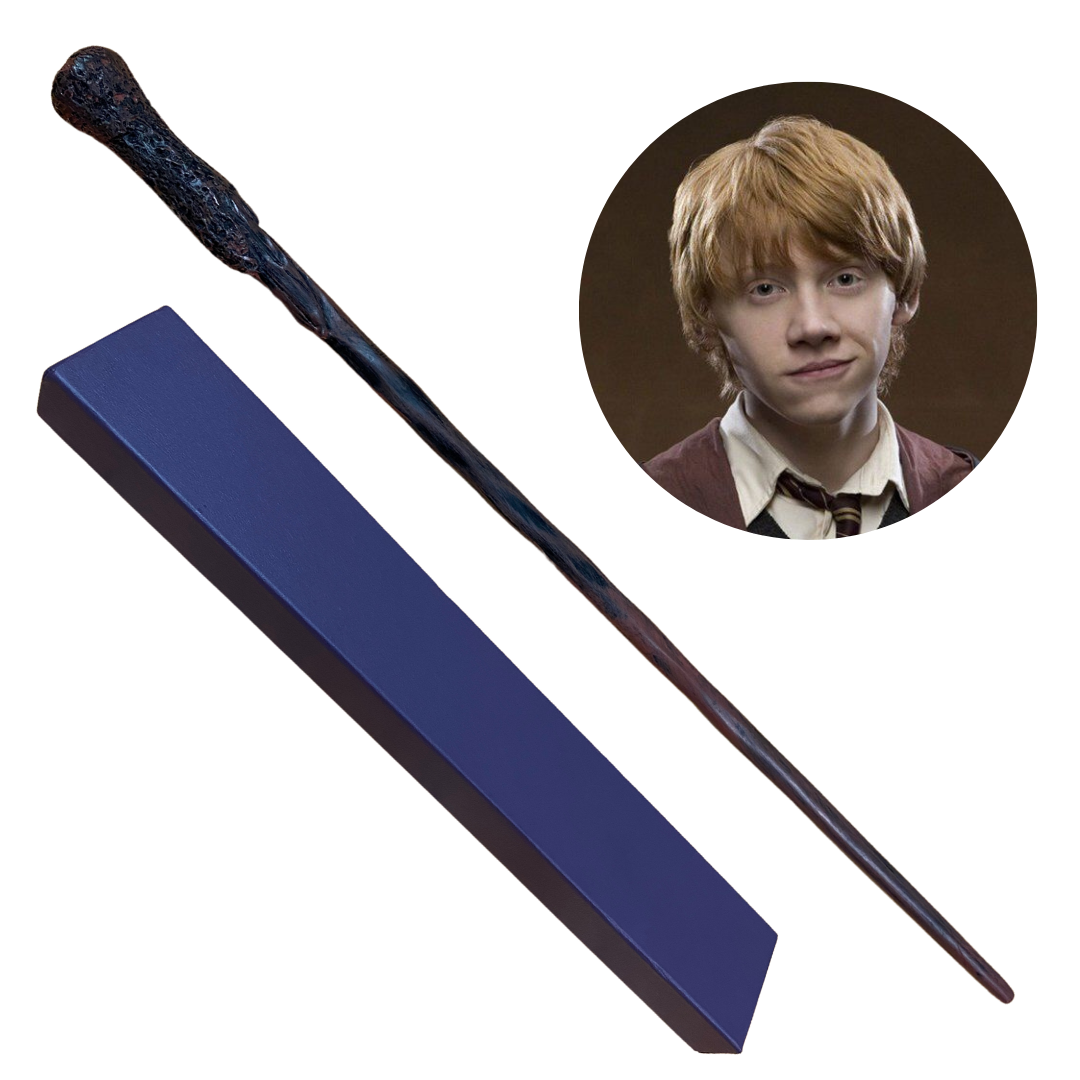 Varita Ron Weasley con caja