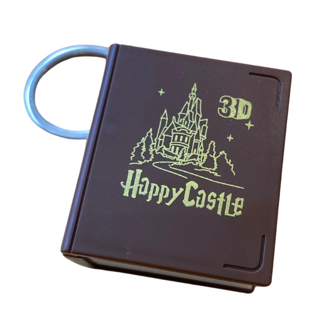 Llavero libro castillo de Hogwarts